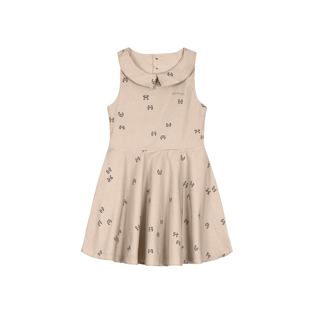 Vestido Menina Evase Em Cotton Light - Carinhoso