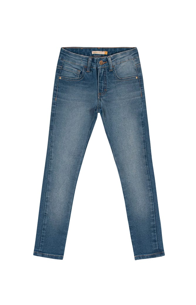 Calça Menina Skinny Em Jeans Com Elastano Carinhoso