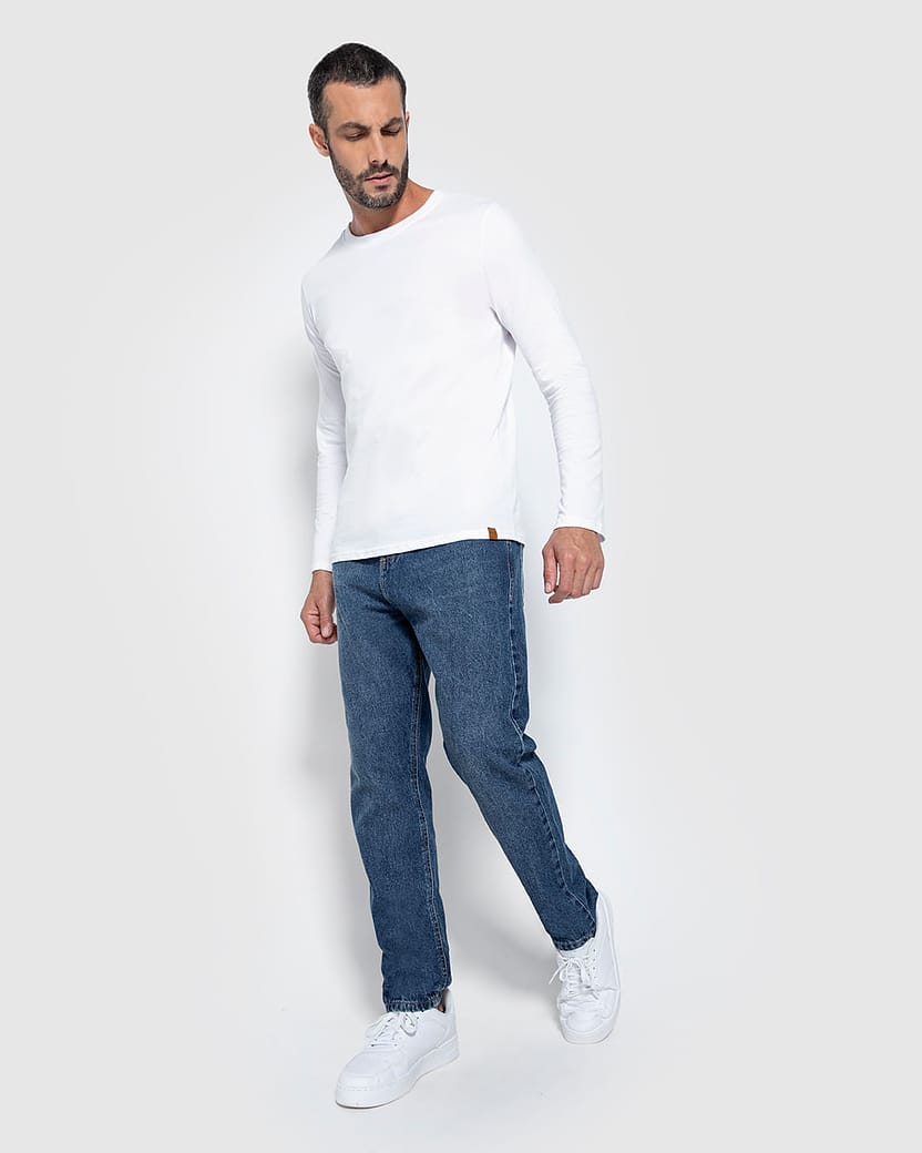 Calça Masculina Loose Fit Em Jeans - ENFIM