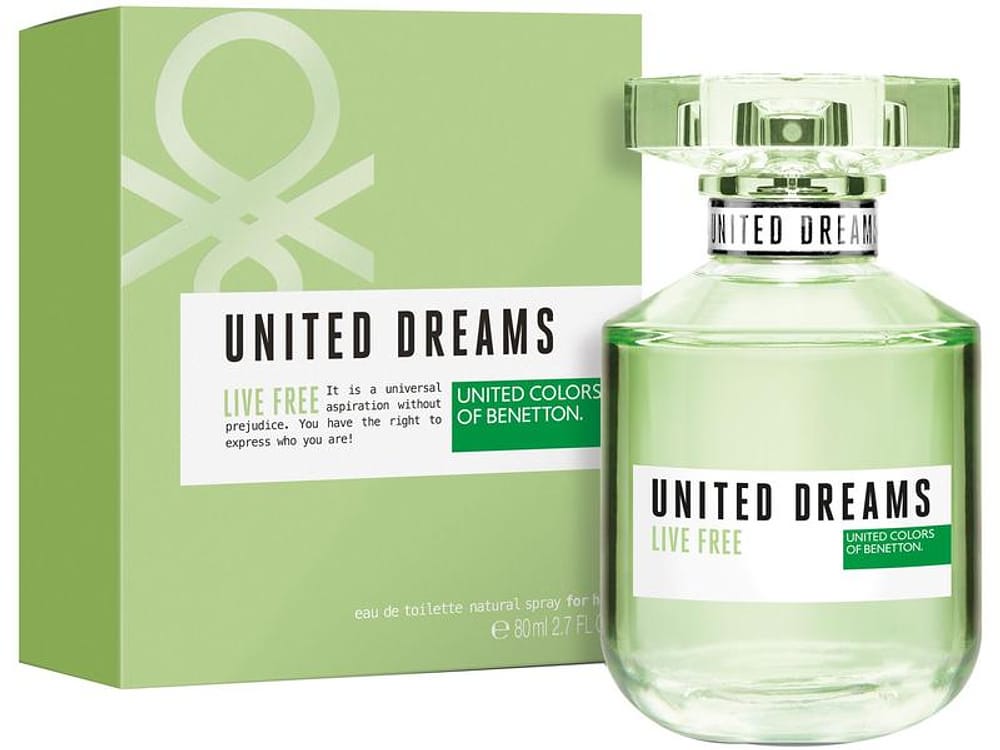 Perfume Benetton United Dreams Life Free - Feminino Eau de Toilette 80ml