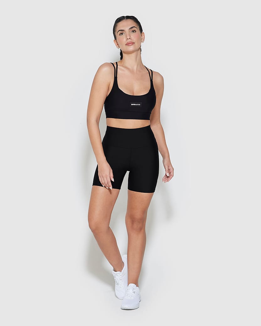 Top Feminino Nadador Strappy Em Malha Proteção UV50+ - ENFIM