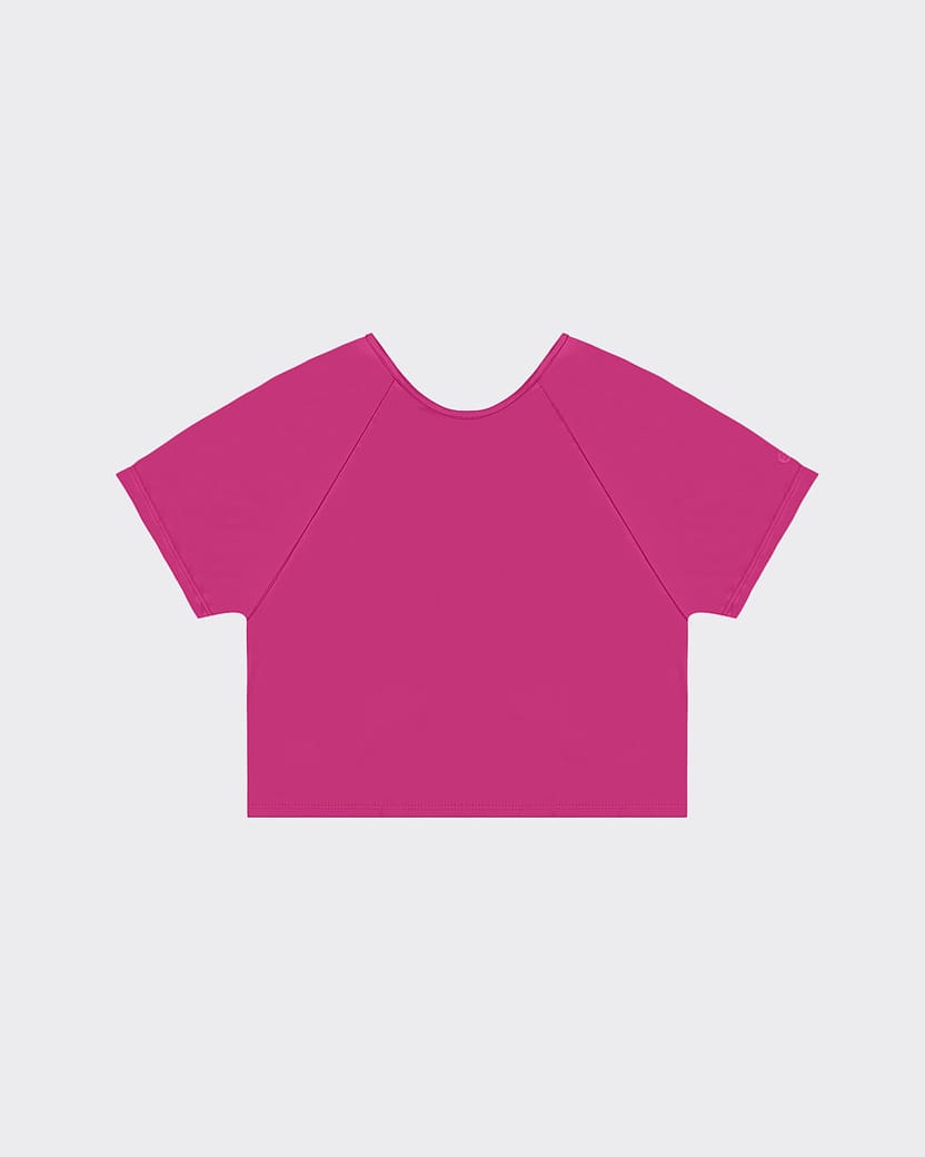 Blusa Cropped Feminina Torção Uso 2 Em 1 Malha Com Proteção UV50+ - ENFIM