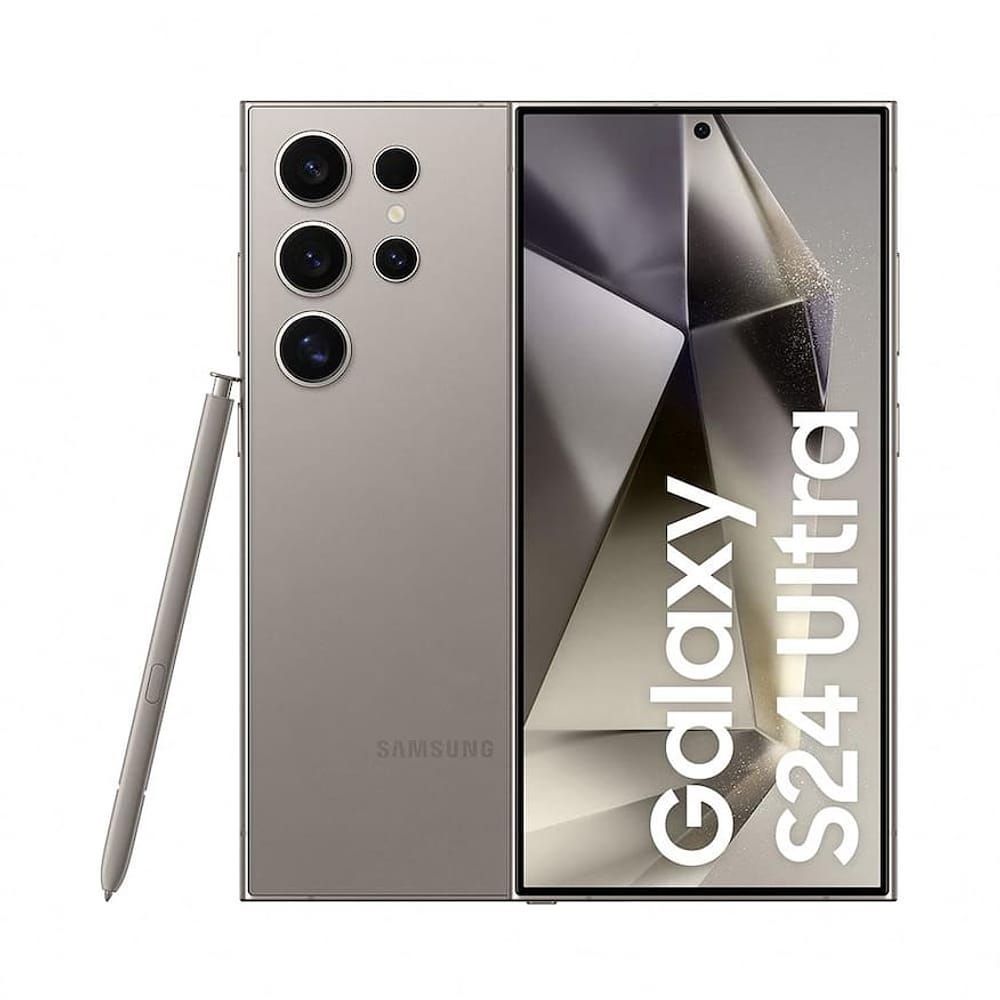 Smartphone Samsung Galaxy S24 Ultra Titânio Cinza 256GB, Inteligência Artificial, Tela de 6.8", 12GB RAM, S Pen, Processador Snapdragon 8 Gen 3