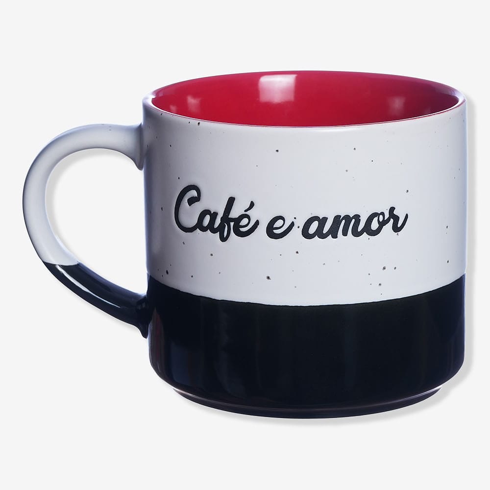 Caneca Stone Café e Amor – Zonacriativa