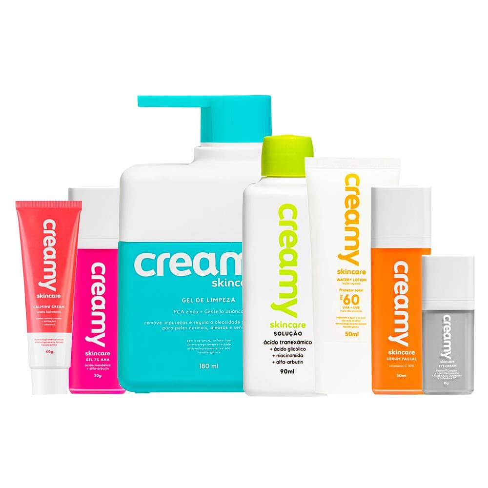 Kit Facial Creamy – 7 Produtos