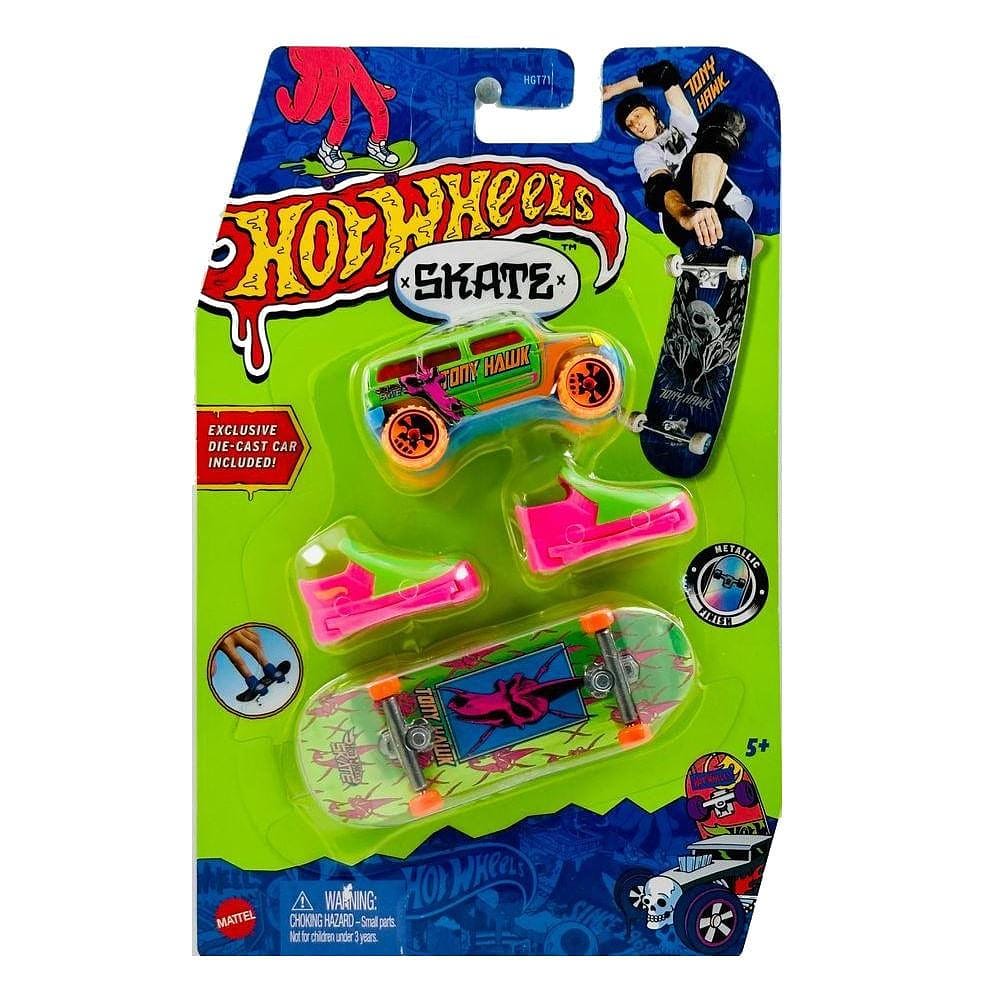 Hot Wheels Skate de Dedo Fingerboard com Rockster - Mattel