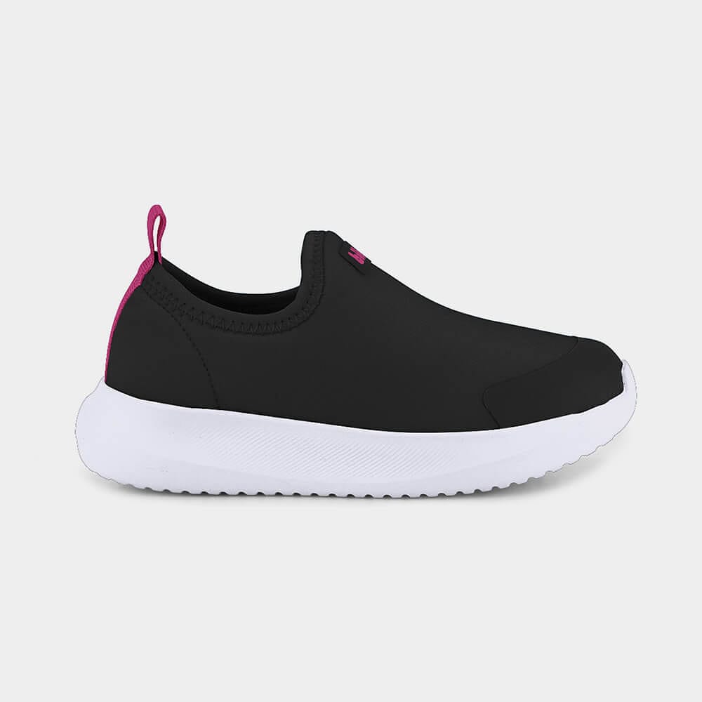 Tênis Infantil Bibi Flash Preto com Rosa 1232019