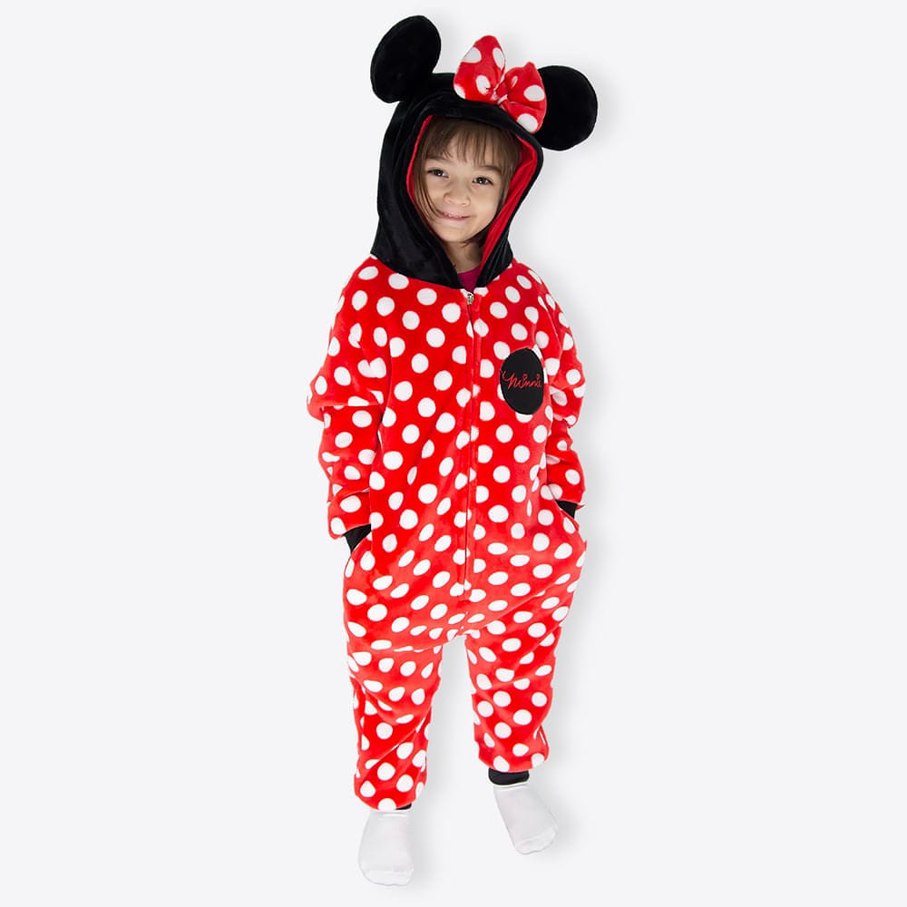 Macacão Kigurumi Infantil de 3 a 4 Anos Minnie – Disney