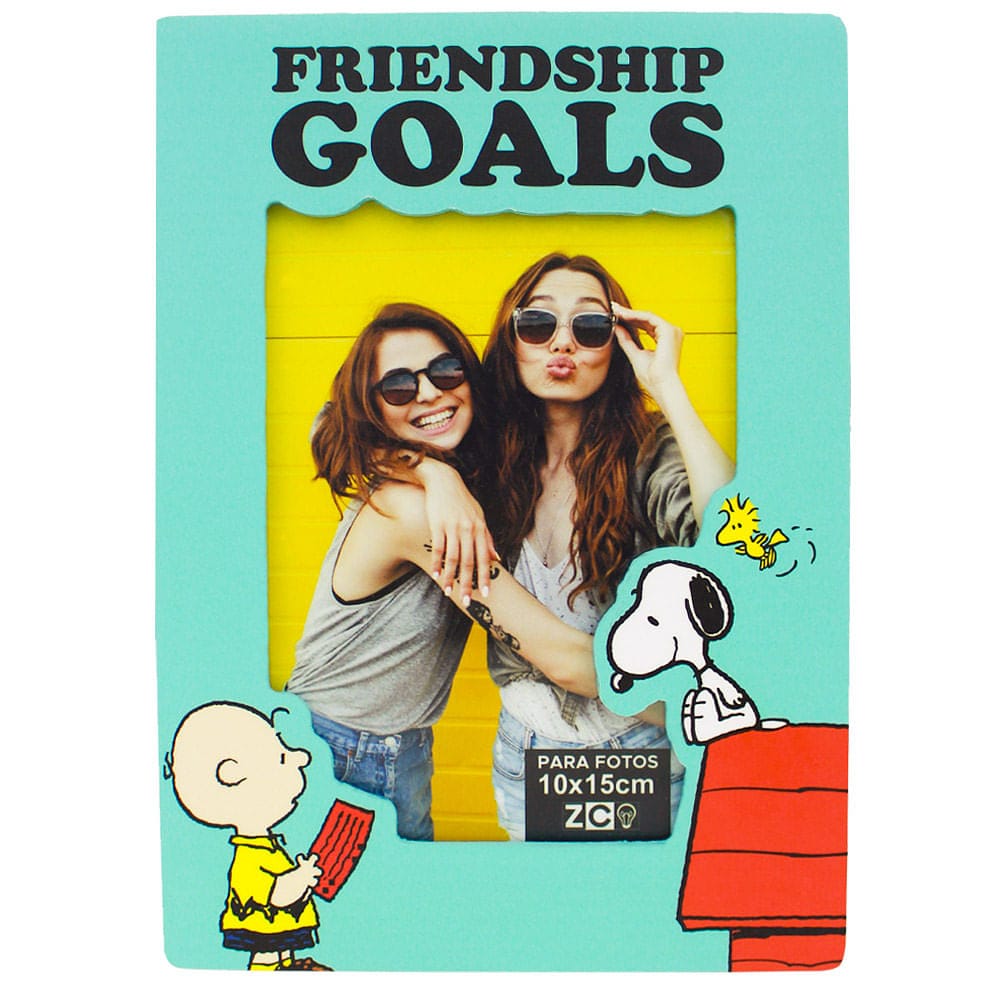 Porta Retrato Friendship Goals - Snoopy