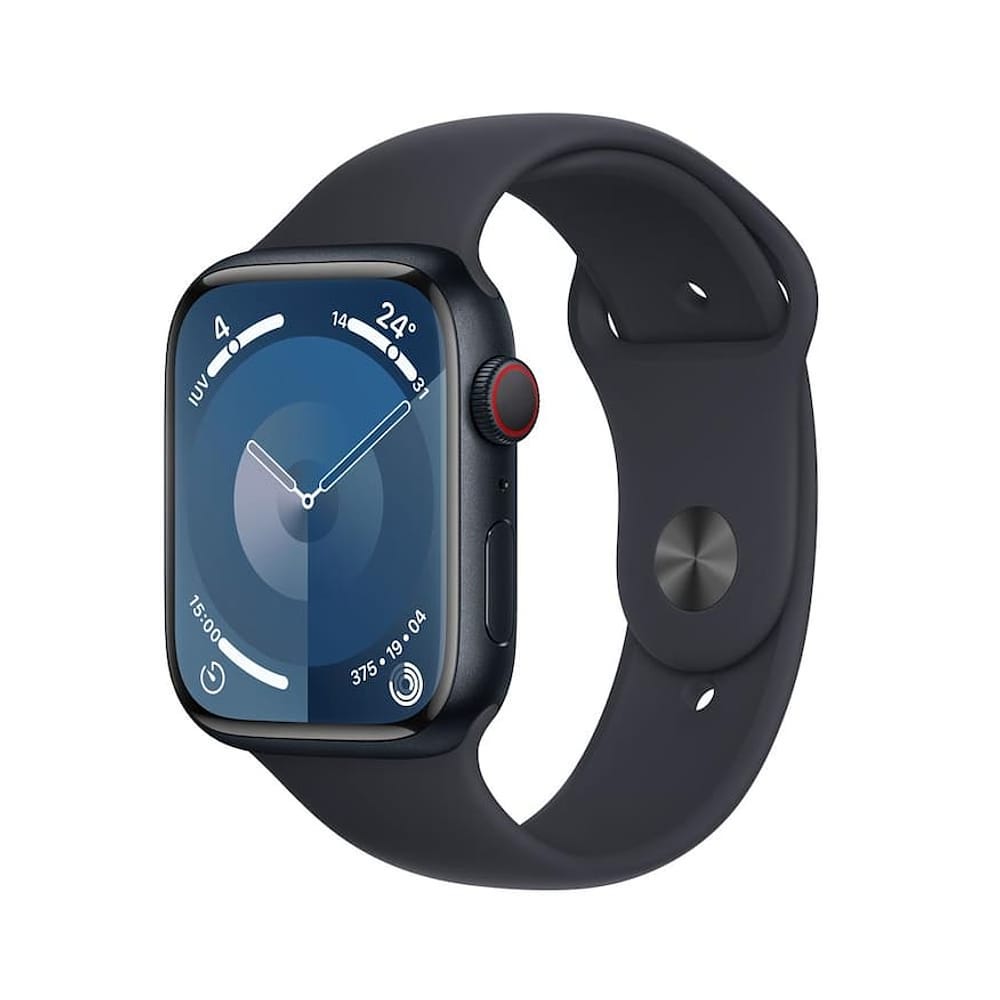 Apple Watch Series 9 GPS Caixa meia-noite de alumínio Sport MRMD3BZ/A Resistente à água e poeira