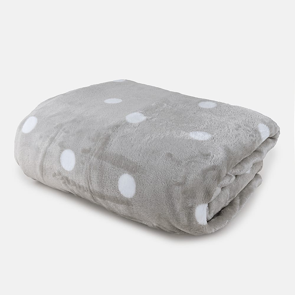 Cobertor Soft Poa Bege - Solteiro