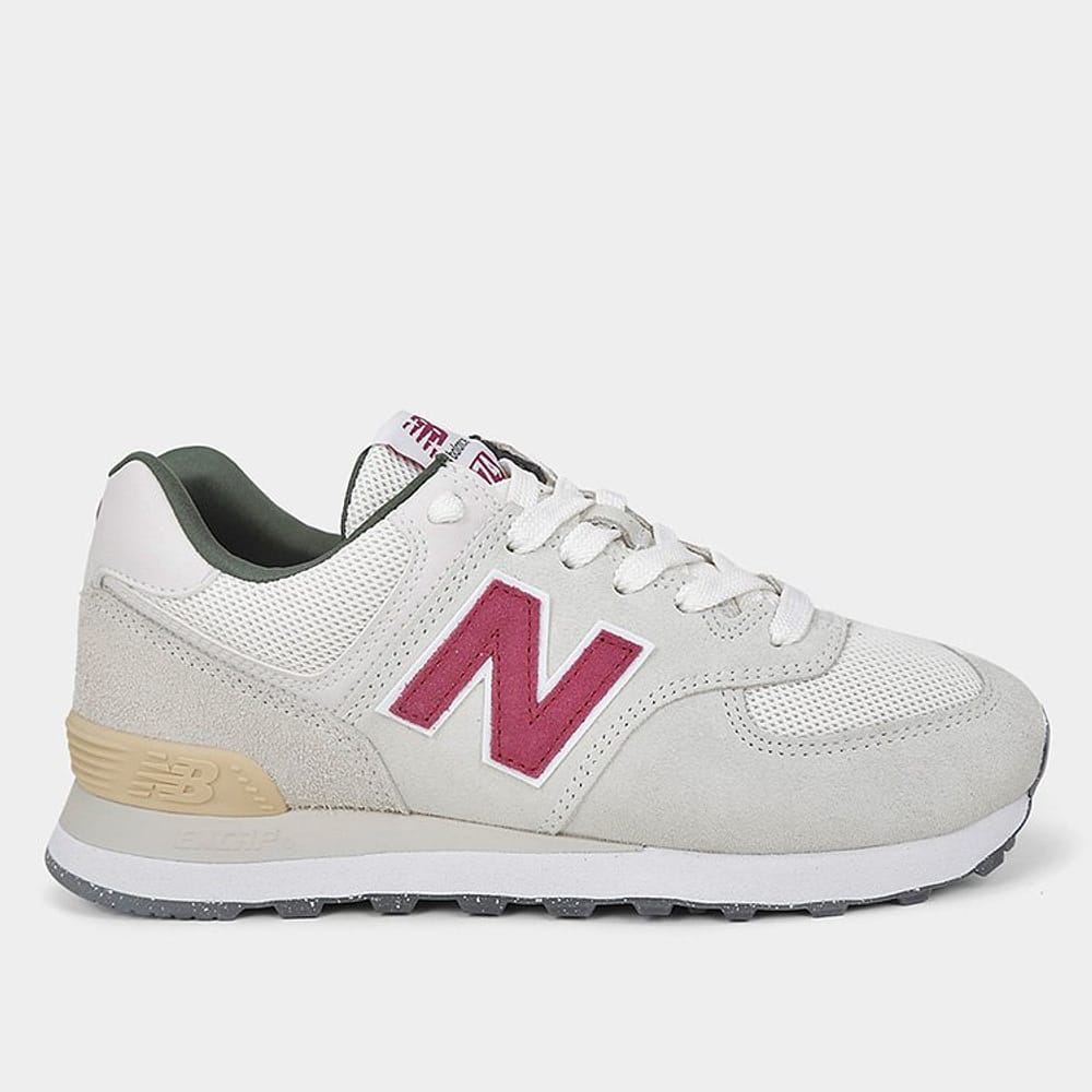 Tênis Couro New Balance 574 V'2 Feminino