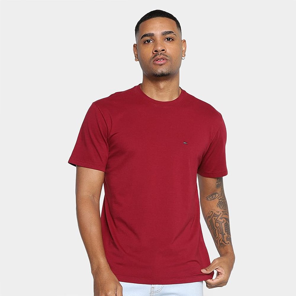 Camiseta Tommy Jeans Neck Masculina