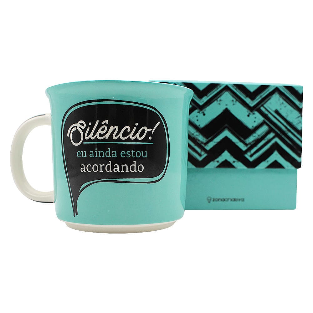 Caneca silencio - Zonacriativa