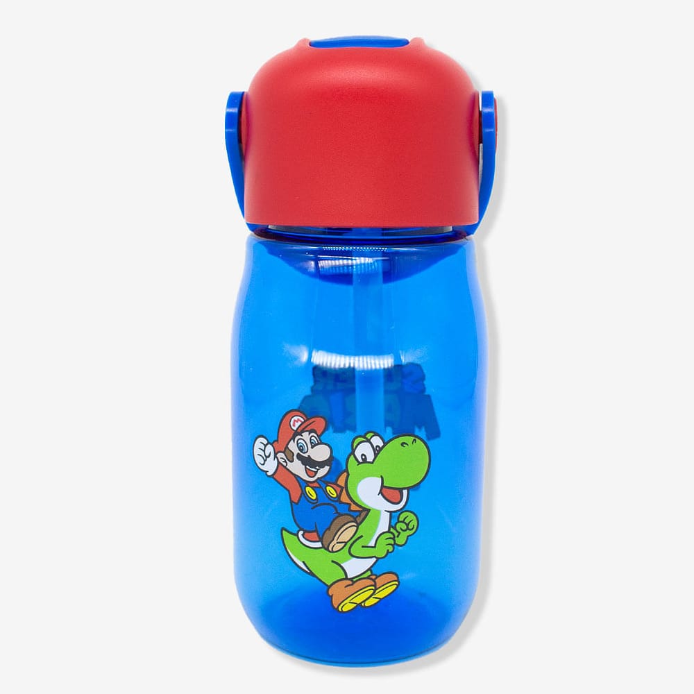 Garrafa Flip Infantil Super Mario