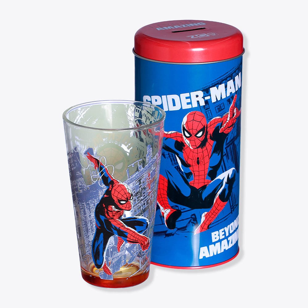 Copo Com Cofre Homem Aranha - Marvel