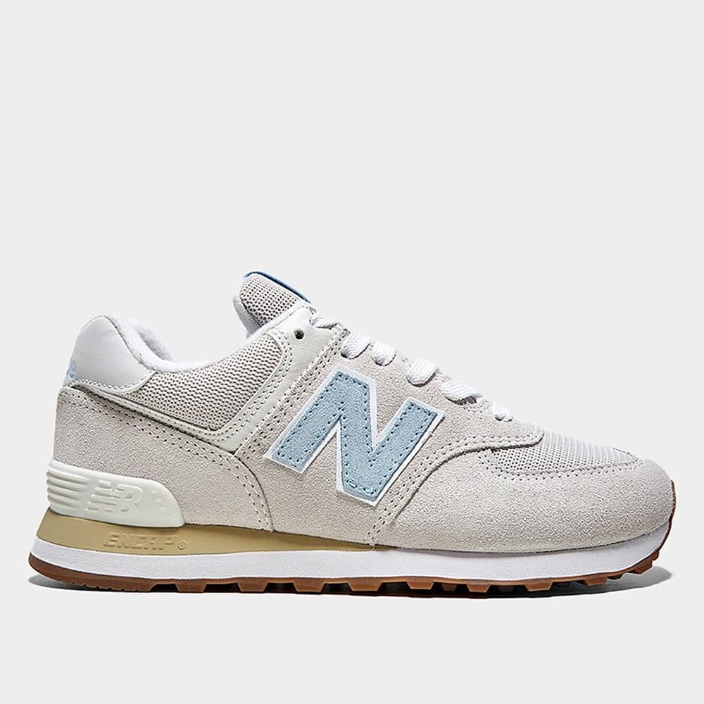 Tênis Couro New Balance 574 V'2 Feminino