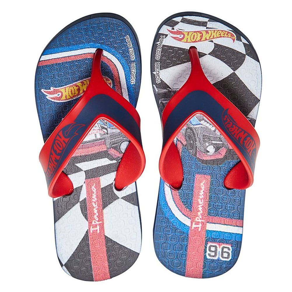 Chinelo Infantil Ipanema Hot Wheels Menino