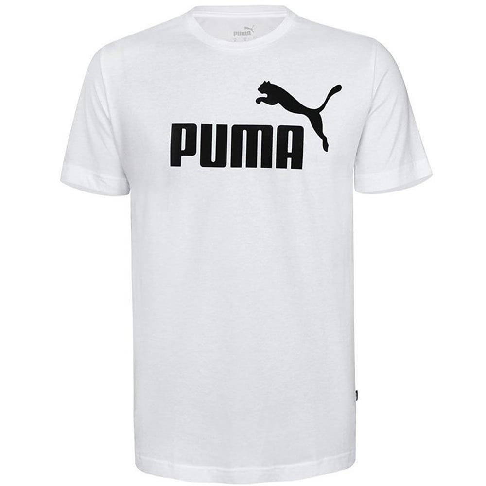 Camiseta Plus Size Puma Essentials Logo Masculina