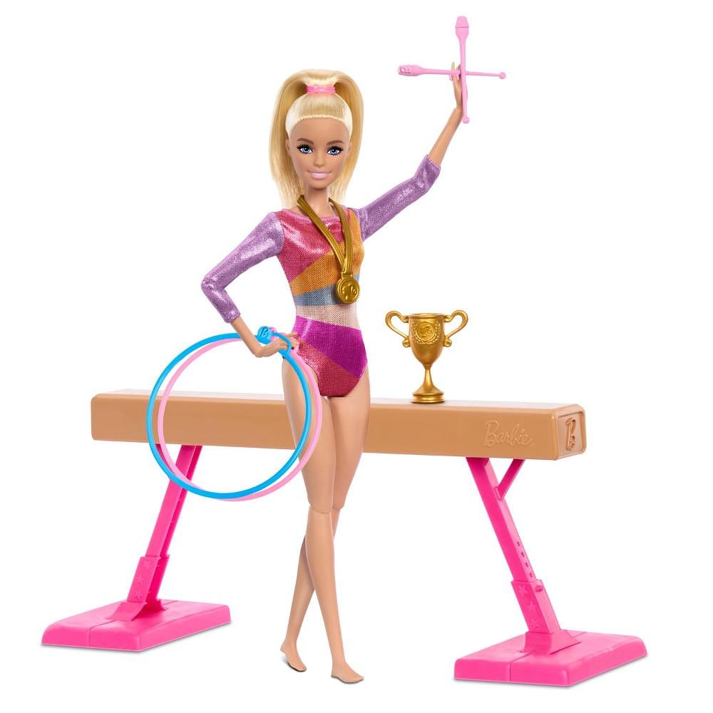 Barbie I Can Be Ginasta Loira - Mattel