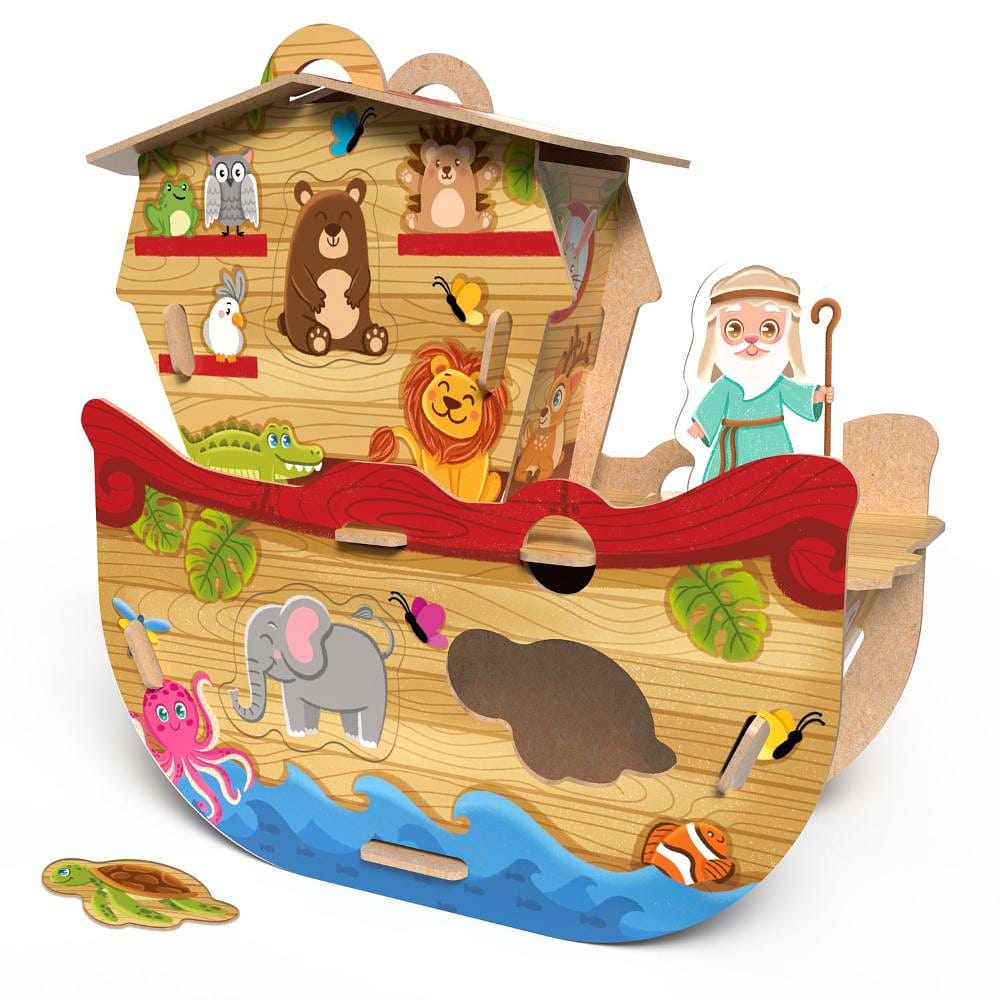 Ache e Encaixe Arca de Noé - Brincadeira de Criança