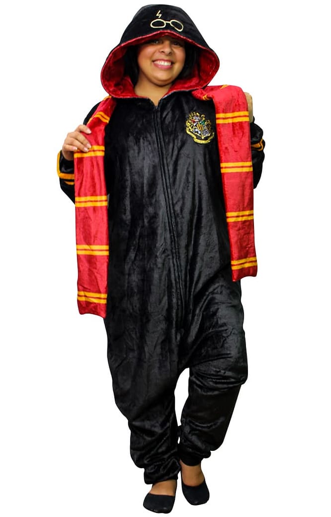 Macacão Kigurumi Hogwarts Casas – Harry Potter