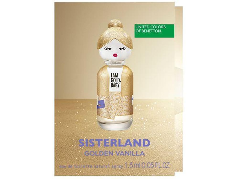 Perfume Benetton Sisterland Golden Vanilla - Feminino Eau de Parfum 1,5ml