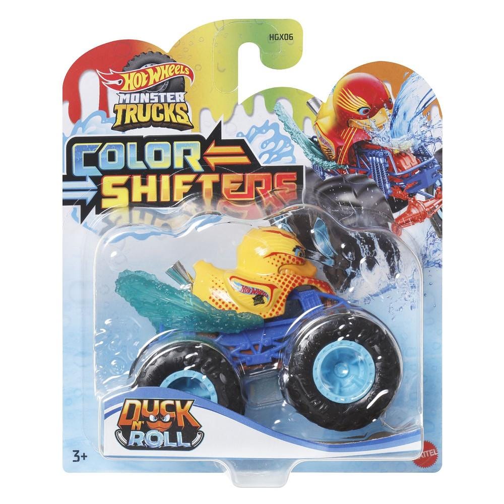 Hot Wheels Monster Trucks Color Shifter Duck n Roll - Mattel