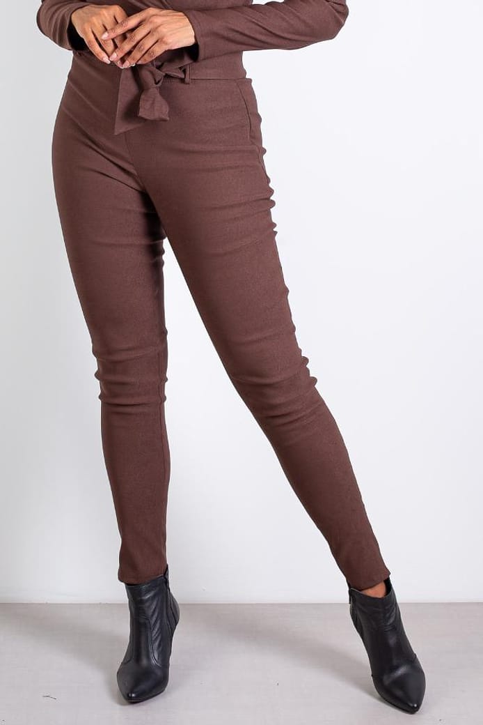 Calça feminina com amarração 310111