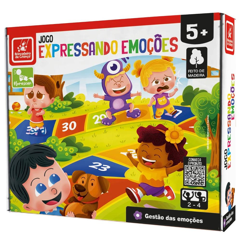 Jogo Expressando Emoções - Brincadeira de Criança
