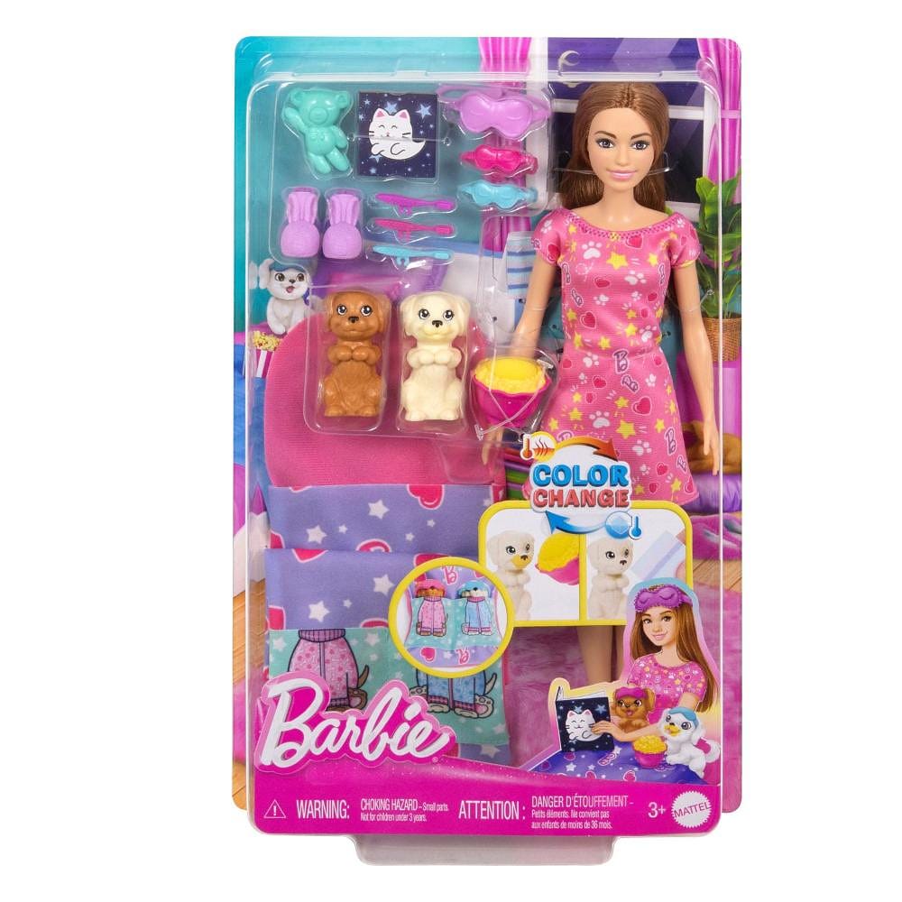 Barbie Festa do Pijama com Cachorrinhos - Mattel