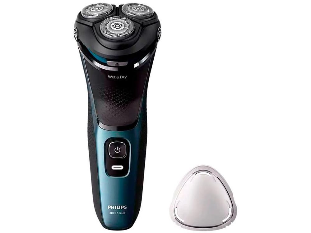 Barbeador Elétrico Philips 3000 Series Shaver Seco e Molhado 1 Velocidade