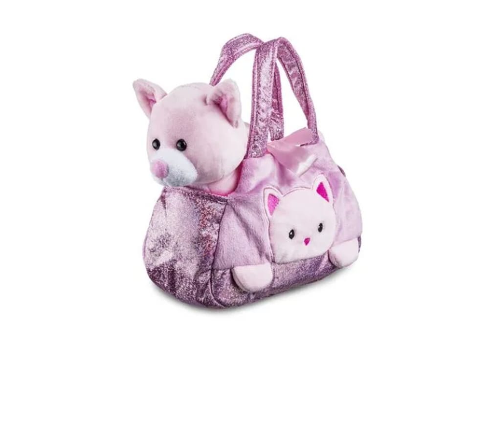 Cutie Handbag Gato com Bolsa Rosa - Multikids