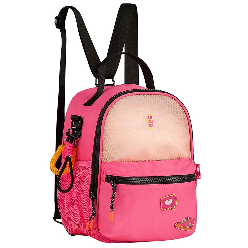 Mochila Bolsa Luluca Infantil Rosa