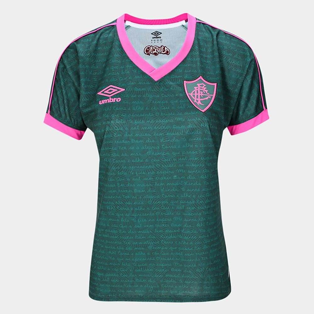 Camisa Fluminense III 23/24 s/n° Torcedor Umbro Feminina