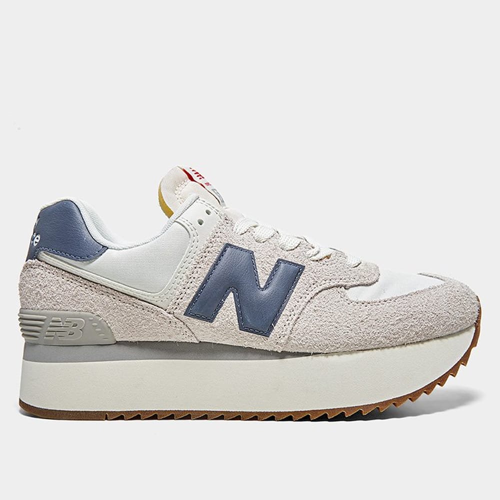 Tênis Couro New Balance 574 V'2 Feminino