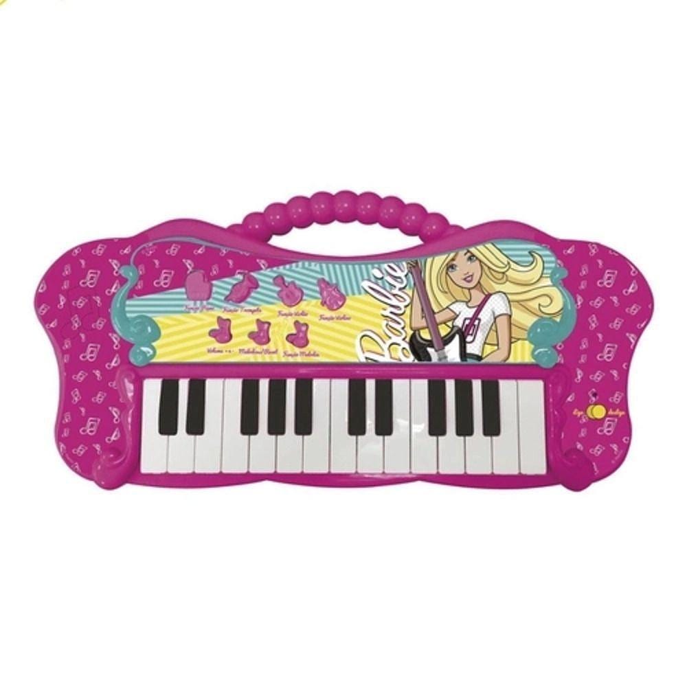 Teclado Musical da Barbie com MP3 Player - Fun Divirta-se