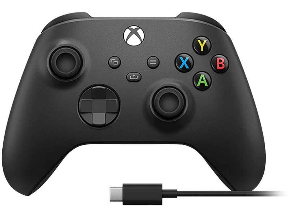 Controle para Xbox One, Xbox Series XS e PC sem Fio Microsoft Preto