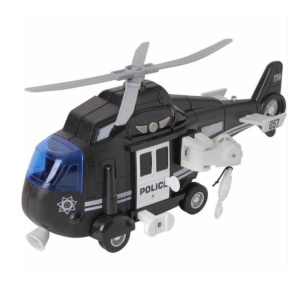 Helicoptero de Policia - Luz e Som 1:16 - Shiny Toys