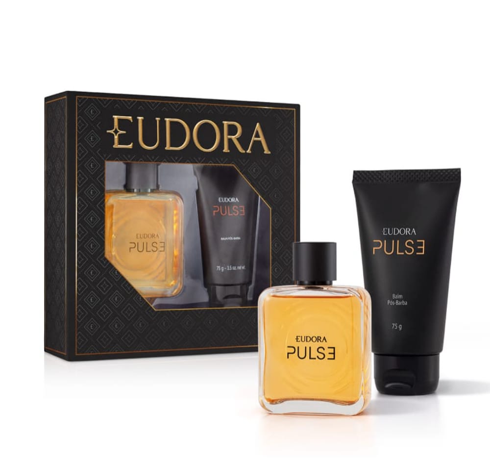 Kit Presente Perfume Eudora Pulse Masculino