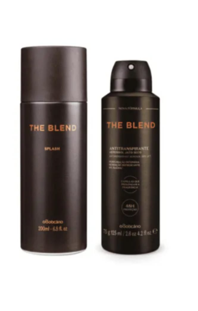 Combo Presente The Blend Splash: Desodorante Colônia 200ml + Desodorante Antitranspirante 75g Masculino .