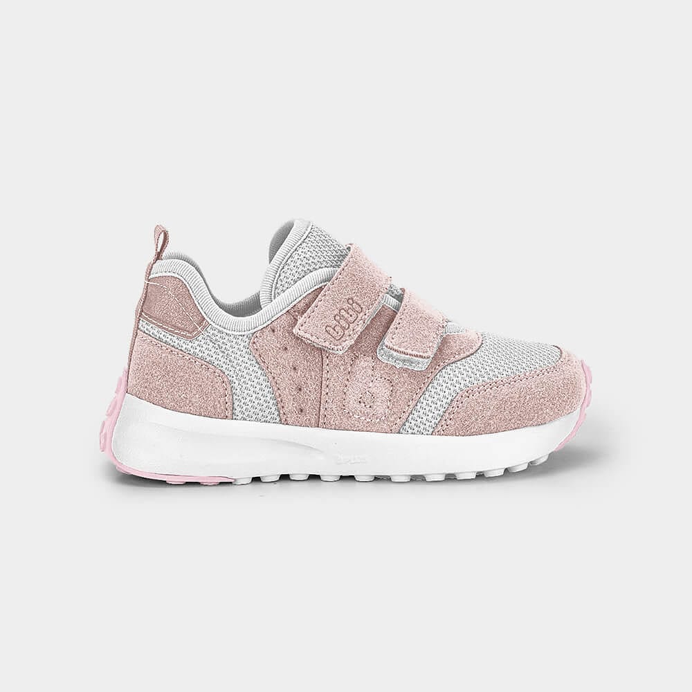 Tênis Infantil Bibi Jogging Rosa com Branco 1236011