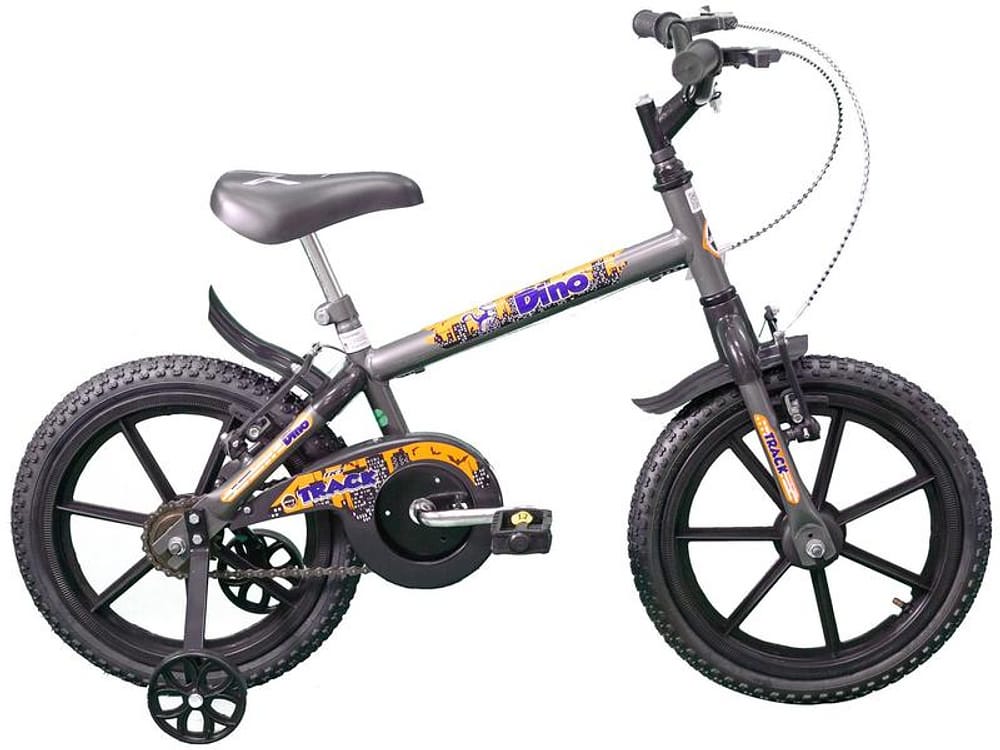 Bicicleta Infantil Aro 16 TK3 Track Dino GP com Rodinhas
