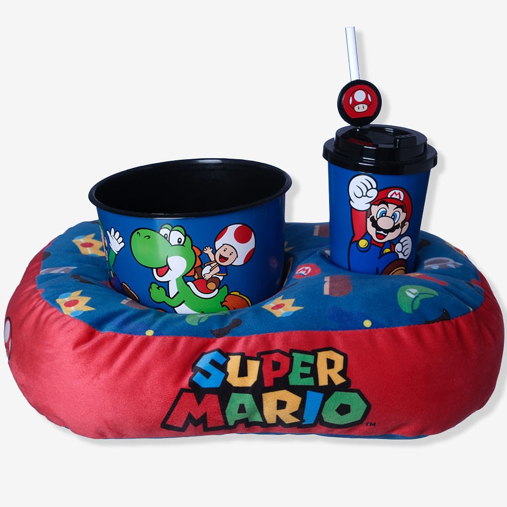 Kit Pipoca Infantil Super Mario