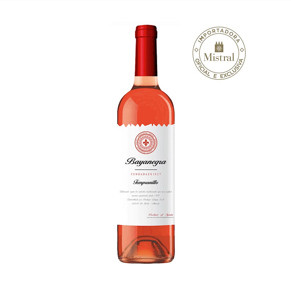 Vinho Bayanegra Tempranillo Rosado 2021 (Bodegas Celaya) 750ml