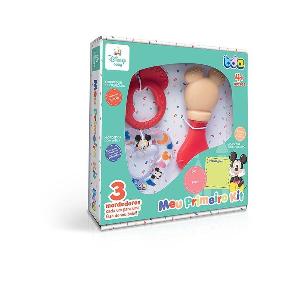 Meu Primeiro Kit Disney Baby 3 Mordedores - Toyster